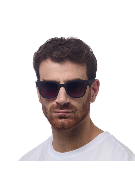 OK012-BK OKKIA Johnny unisex zonnebril unisex zwart 