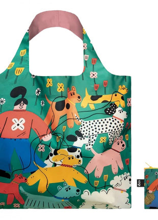 LOQI vouwtas dog walking