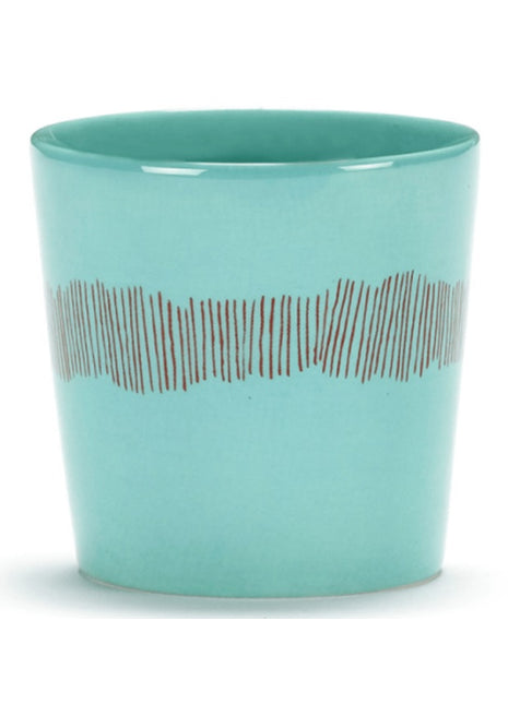 B8921018C - Serax Feast Ottolenghi koffiemok azure swirl strepen