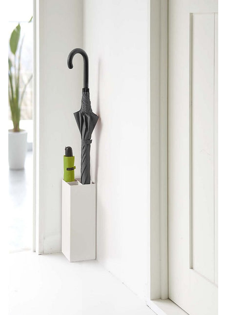 06718 Yamazaki Smart paraplubak / parapluhouder - staal - wit