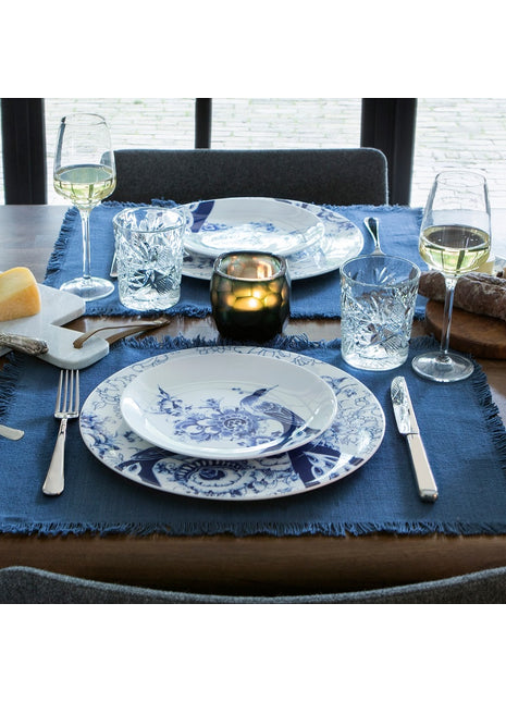 Peacock Symphony dessertbord - servies van Royal Delft