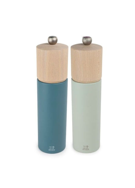 44282 / 44329 Peugeot Boreal aanbieding / aktie pepermolen zoutmolen blauw / groen