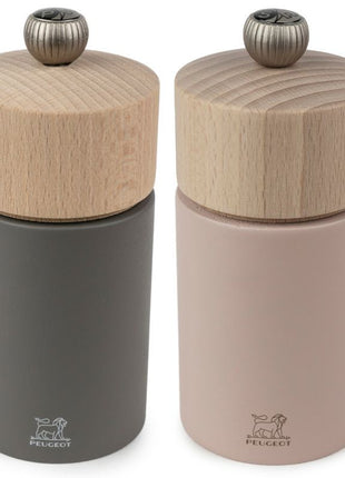 Peugeot Boreal pepermolen zoutmolen rotsgrijs / bloembladroos 12cm