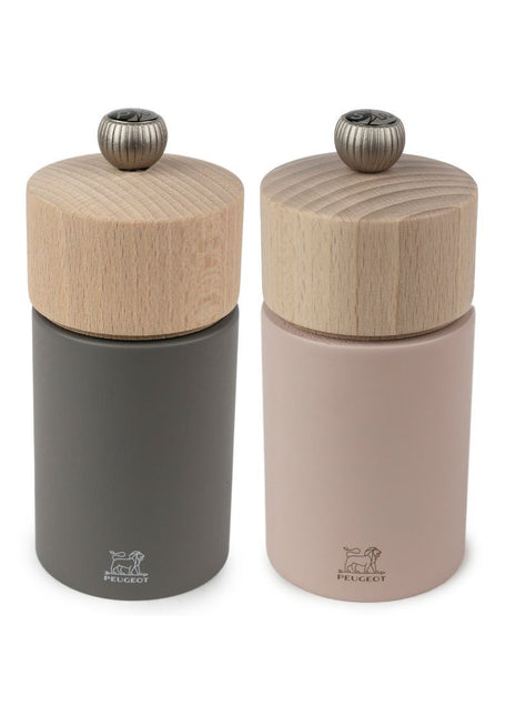 Peugeot Boreal pepermolen zoutmolen rotsgrijs / bloembladroos 12cm