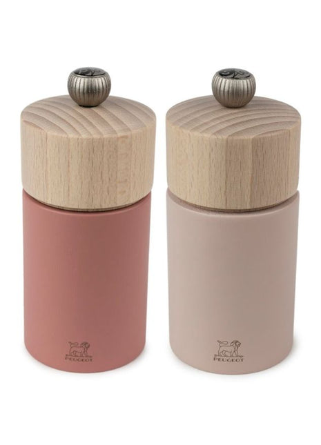 Peugeot Boreal pepermolen zoutmolen set praline / roze 12cm