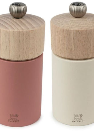 Peugeot Boreal pepermolen zoutmolen set praline / vederwit 12cm