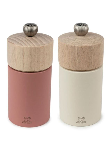 Peugeot Boreal pepermolen zoutmolen set praline / vederwit 12cm