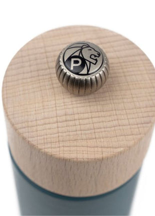 Peugeot Boreal pepermolen zoutmolen set blauw / wit 12cm