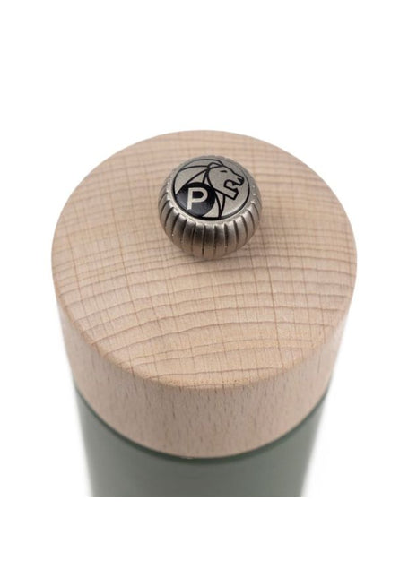 Peugeot Boreal pepermolen zoutmolen varengroen / bloembladroos 12cm