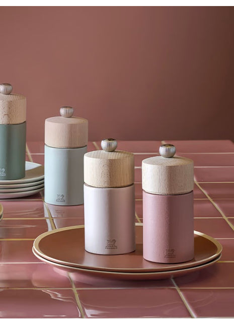 Peugeot Boreal pepermolen zoutmolen set praline / roze 12cm