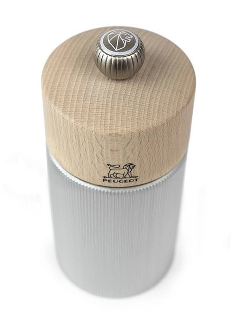 39912 Peugeot Line houten zoutmolen aluminium natural 18cm