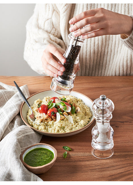 900818/SME Peugeot Nancy zoutmolen acryl transparant 18cm