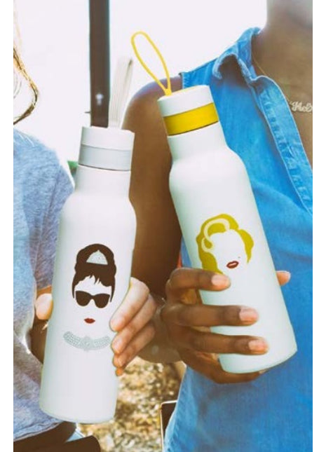 Piu Forty thermosfles +planet metalen drinkfles Marilyn Monroe