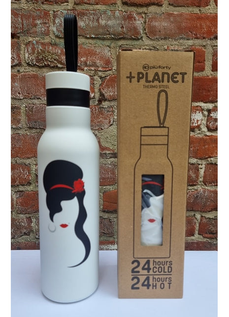 Piu Forty thermosfles +planet metalen drinkfles Amy Winehouse
