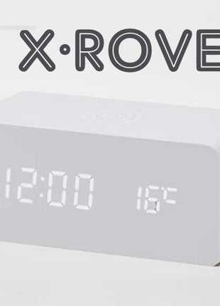 Piu Forty X-Rover wekker wit + QI laadfunctie