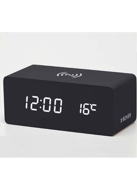 Piu Forty X-Rover wekker zwart + QI laadfunctie