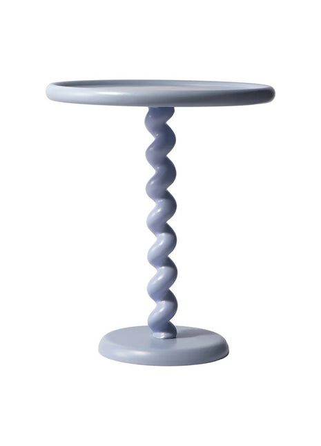 POLSPOTTEN Twister bijzettafel lichtblauw