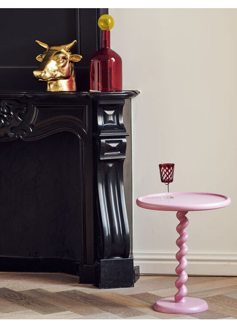 POLSPOTTEN Twister bijzettafel roze