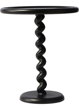 POLSPOTTEN Twister bijzettafel zwart