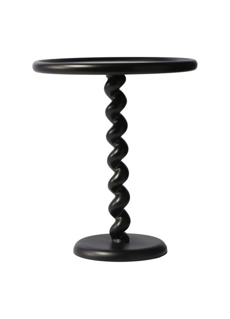 POLSPOTTEN Twister bijzettafel zwart
