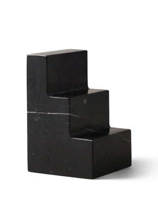 PW00548 Printworks Bookend - zwart / wit marmer