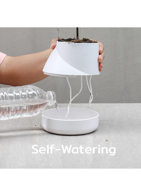 Qualy Hill plantenpot / kruidenpot L groen