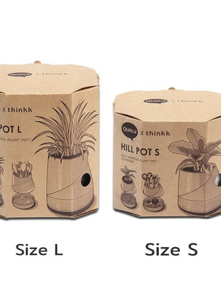 Qualy Hill plantenpot / kruidenpot L wit