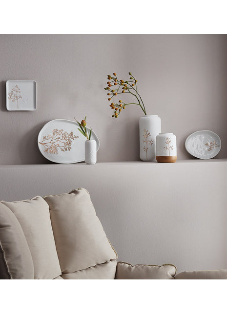 10756 Räder bord gouden tak deco wit porselein