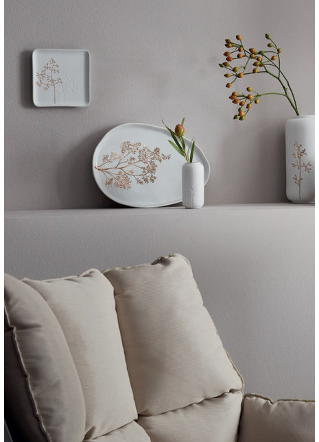 17068 Räder bord gouden boom deco wit porselein