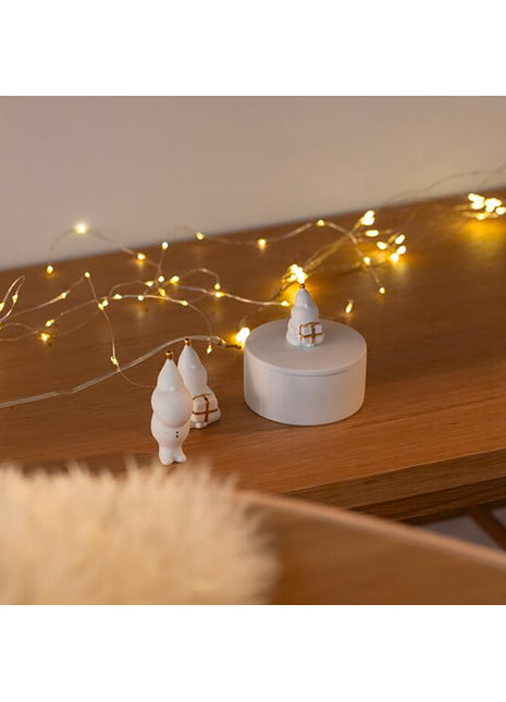 92639 Rader potje met kerstman kerst