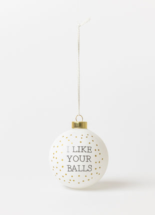 92341 Rader kerstbal I like your balls