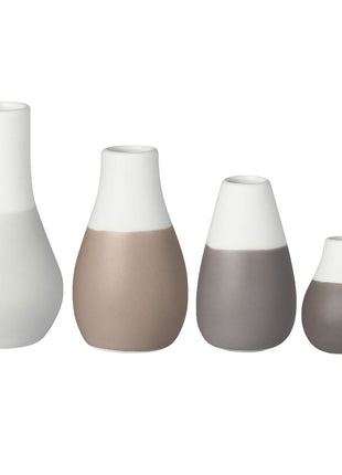13615  Räder set mini vaasjes 4 stuks grijs