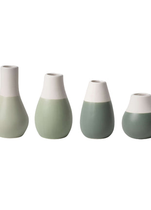 Räder set mini vaasjes 4 stuks groen