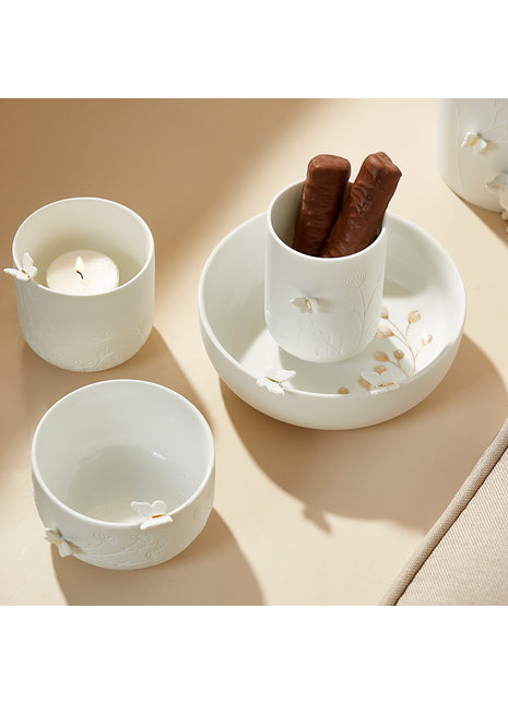 Räder schaal porseleinen verhalen groot - vlinders