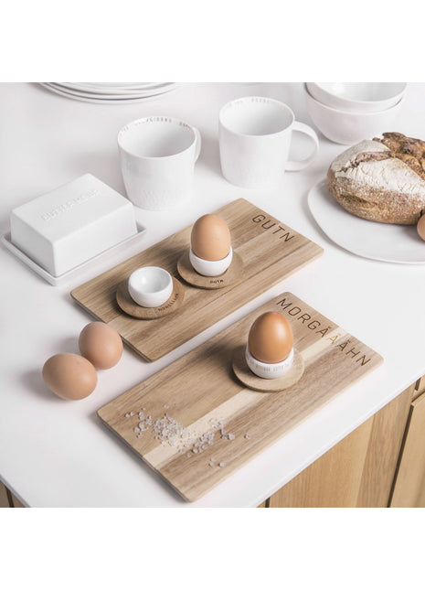 Räder houten eierdopje Good Day met bordje