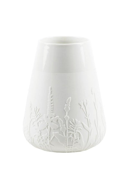 15502 Räder vaas wit porselein bloemen weide 