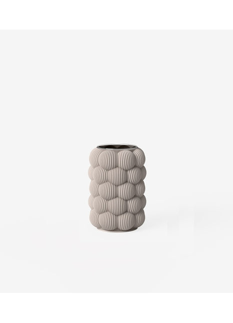 Recozy Berry 1 vaas - 3D print bloemenvaas pebble taupe
