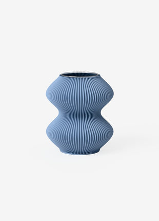 Recozy Jelly 1 vaas - 3D print bloemenvaas denim blauw