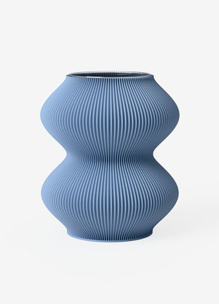 Recozy Jelly 2 vaas - 3D print bloemenvaas denim blauw