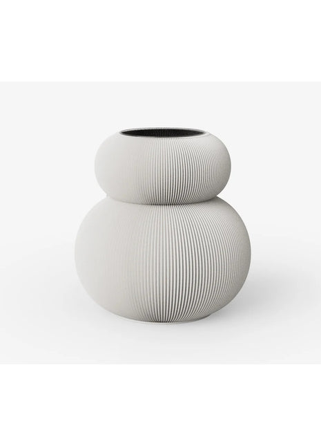 Recozy Origin 2 vaas - duurzame bloemenvaas moonlight grey