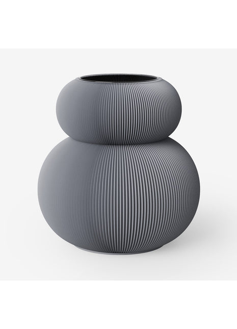 Recozy Origin 2 vaas - duurzame bloemenvaas stone grey