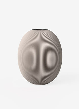 Recozy Pearl 2 vaas - 3D print bloemenvaas pebble taupe