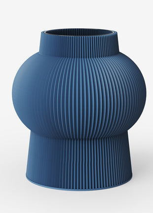 Recozy Rocket 2 vaas - duurzame bloemenvaas oceaan blauw