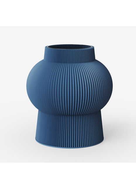 Recozy Rocket 2 vaas - duurzame bloemenvaas oceaan blauw