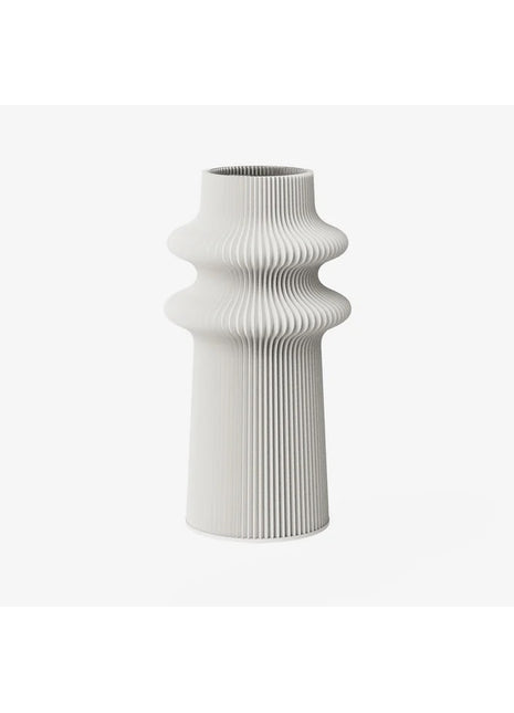 Recozy Tower 2 vaas - 3d print bloemenvaas moonlight grey