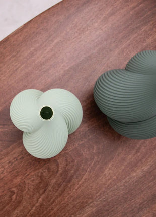 Recozy Venus 2 vaas - duurzame bloemenvaas pistache groen