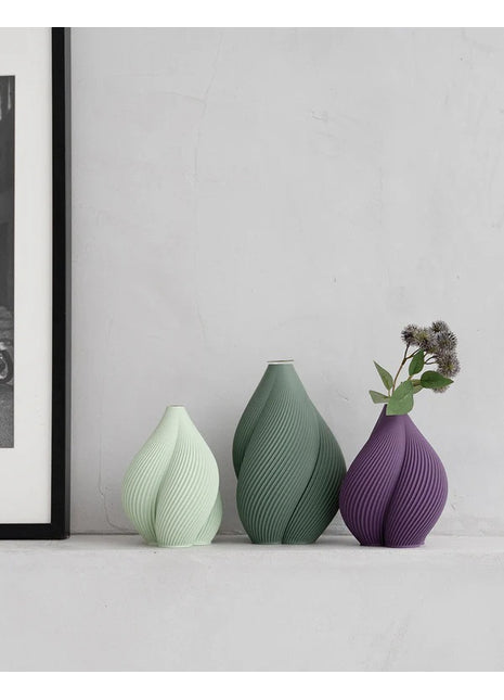 Recozy Venus 1 vaas - 3D print bloemenvaas moonlight grey