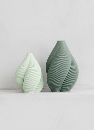 Recozy Venus 2 vaas - duurzame bloemenvaas pistache groen