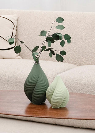 Recozy Venus 2 vaas - duurzame bloemenvaas pistache groen