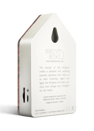 Birdybox Oak - licht eiken vogelhuisje sensor - 20 sec